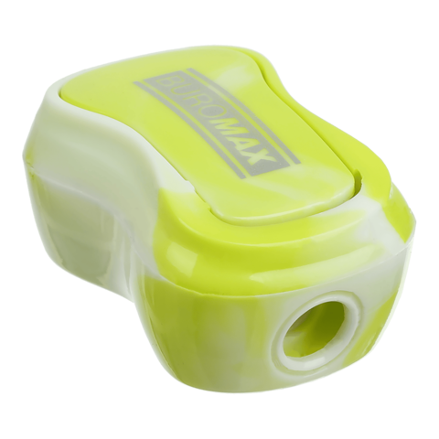 Чинка MARBLE з контейнером, 1 отв., пластик. корпус, асорті, BM.4760 BUROMAX